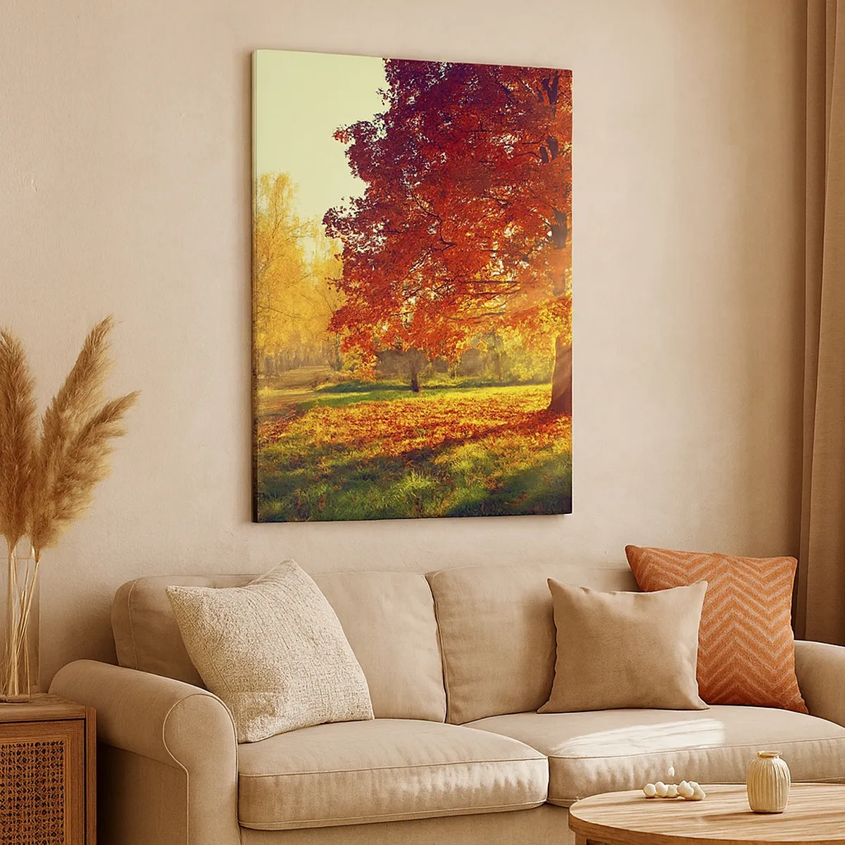 Schilderen op canvas - Rood is mooi - 50x70 cm