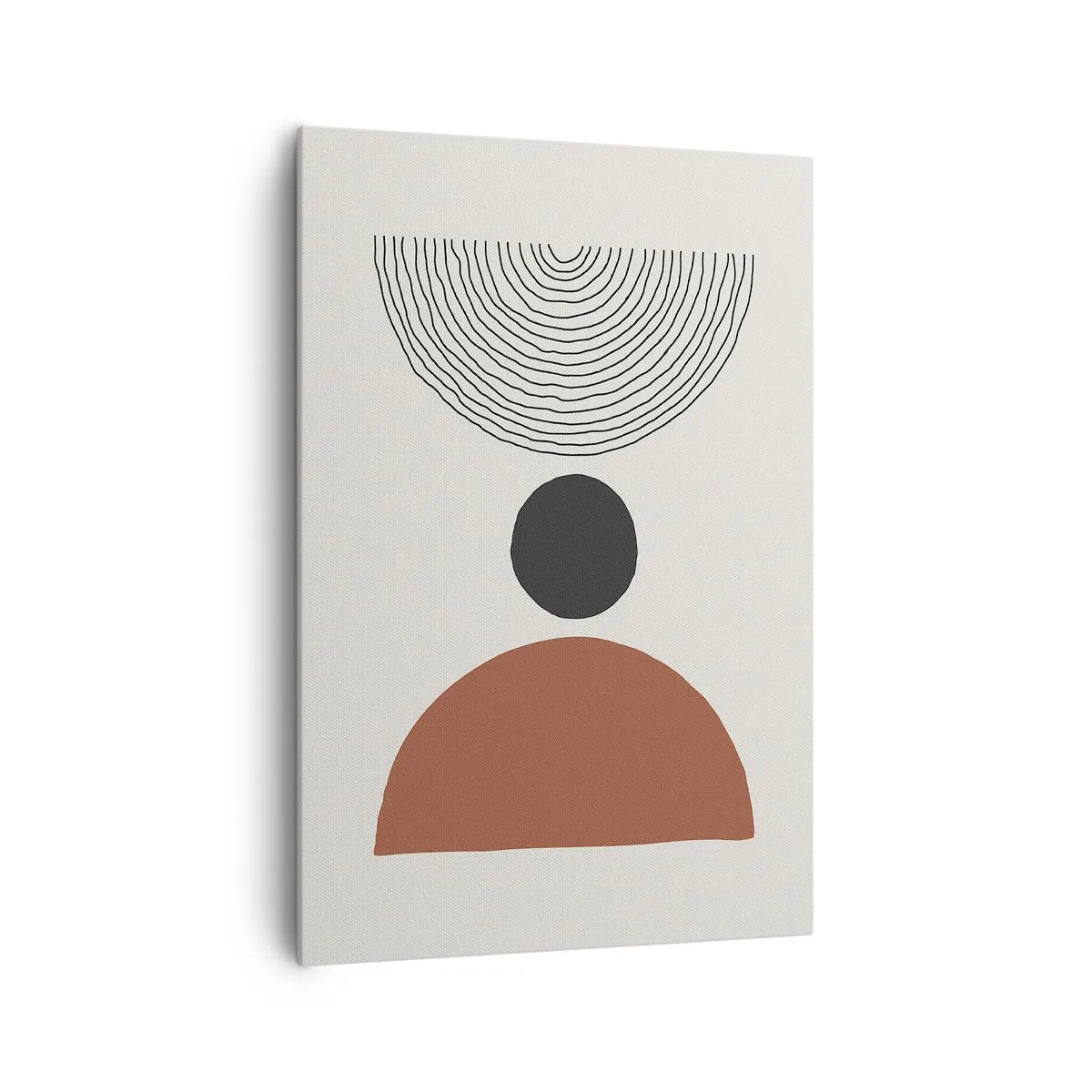 Schilderen op canvas - Het middelpunt van de aandacht - 70x100 cm