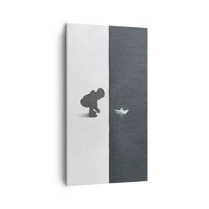 Schilderen op canvas - Geweldige expeditie - 45x80 cm