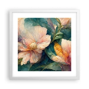 Poster in een witte lijst - Gewoon subtiliteit - 40x40 cm