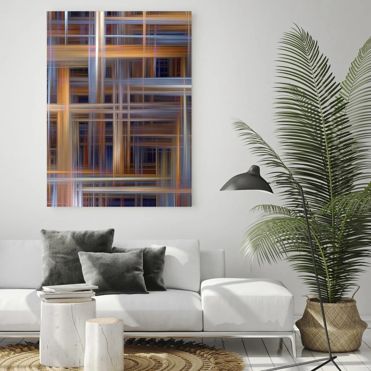 Schilderen op glas - Geweven van licht - 50x70 cm