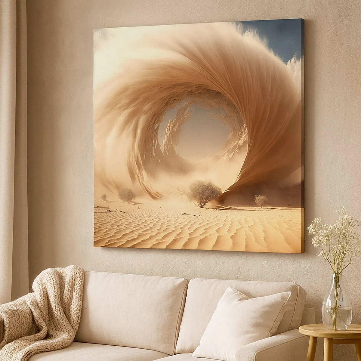 Schilderen op canvas - Open portaal - 30x30 cm