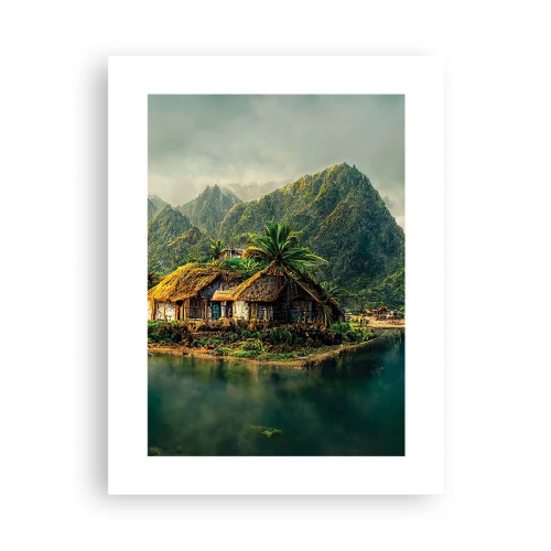 Poster - Tropisch paradijs - 30x40 cm