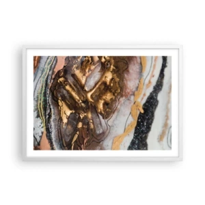 Poster in een witte lijst - Het element aarde - 70x50 cm