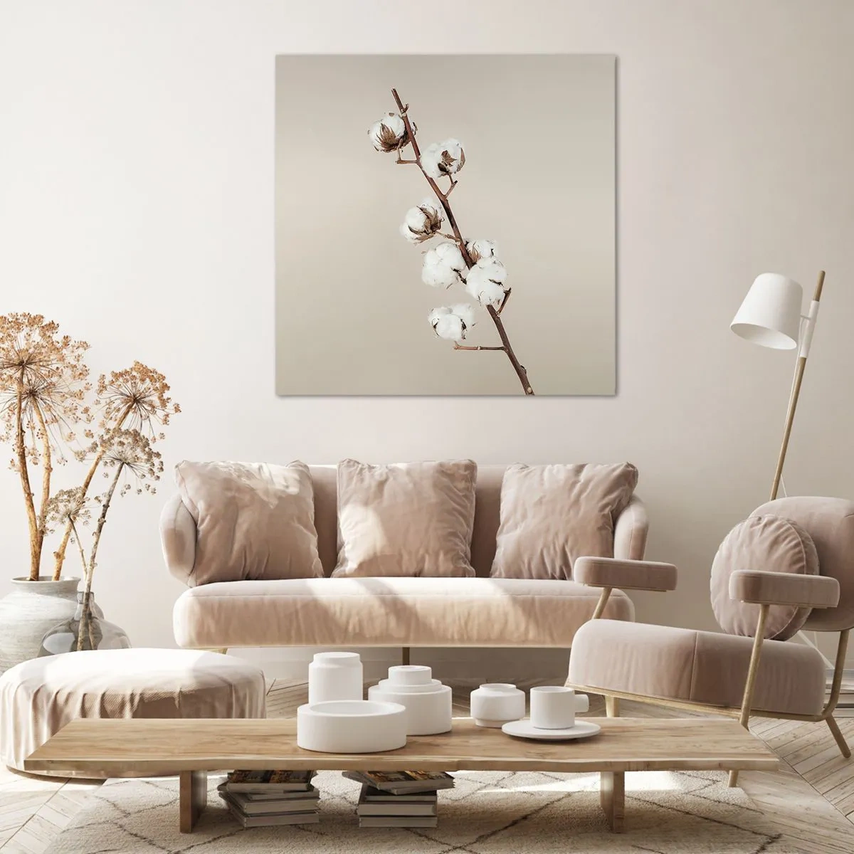 Schilderen op canvas - Aan de bron van zachtheid - 50x50 cm