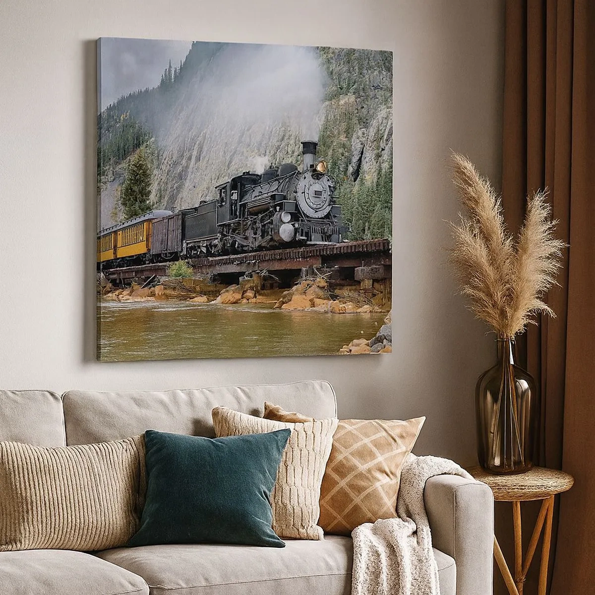 Schilderen op canvas - Waar wil je naar toe? Waar naar toe? - 30x30 cm