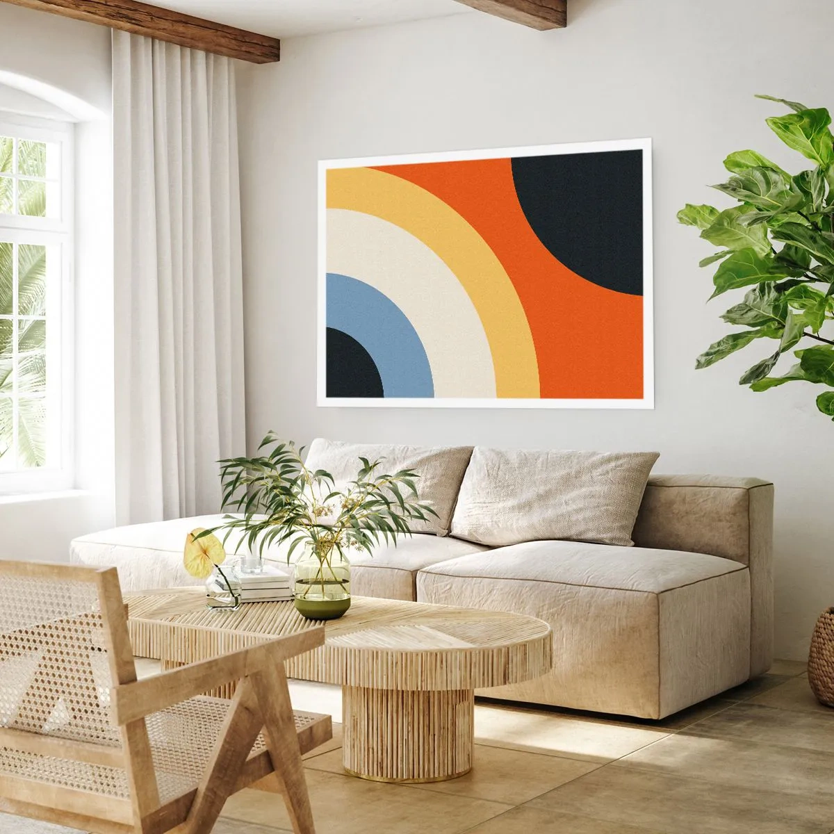 Poster - Naar mezelf toe - 100x70 cm
