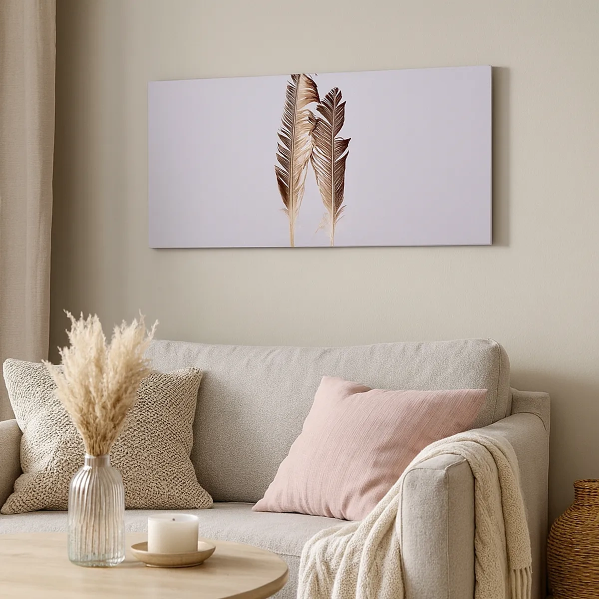 Schilderen op canvas - Tegen het niets - 30x30 cm