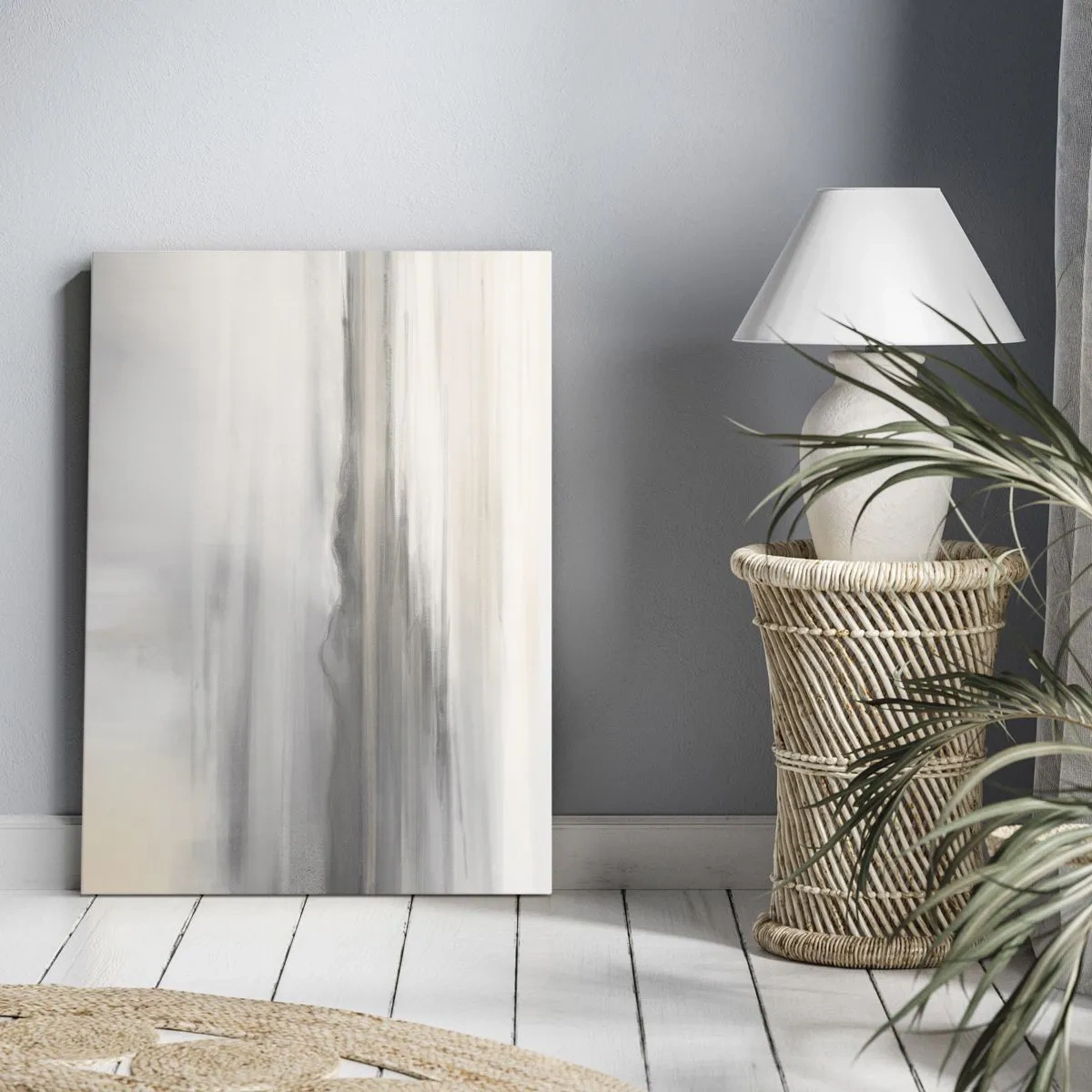 Schilderen op canvas - Afstand in reflectie - 55x100 cm