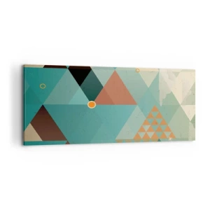 Schilderen op canvas - Eenheid van veelheid, veelheid van eenheid - 120x50 cm