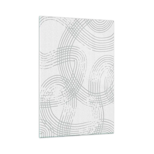 Schilderen op glas - Er is geen rechte weg - 70x100 cm