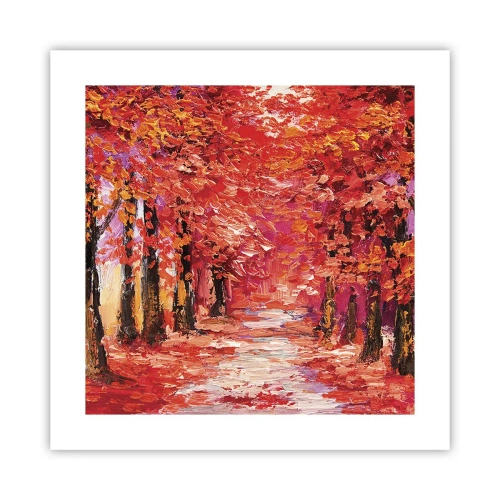 Poster - Herfst impressie - 40x40 cm