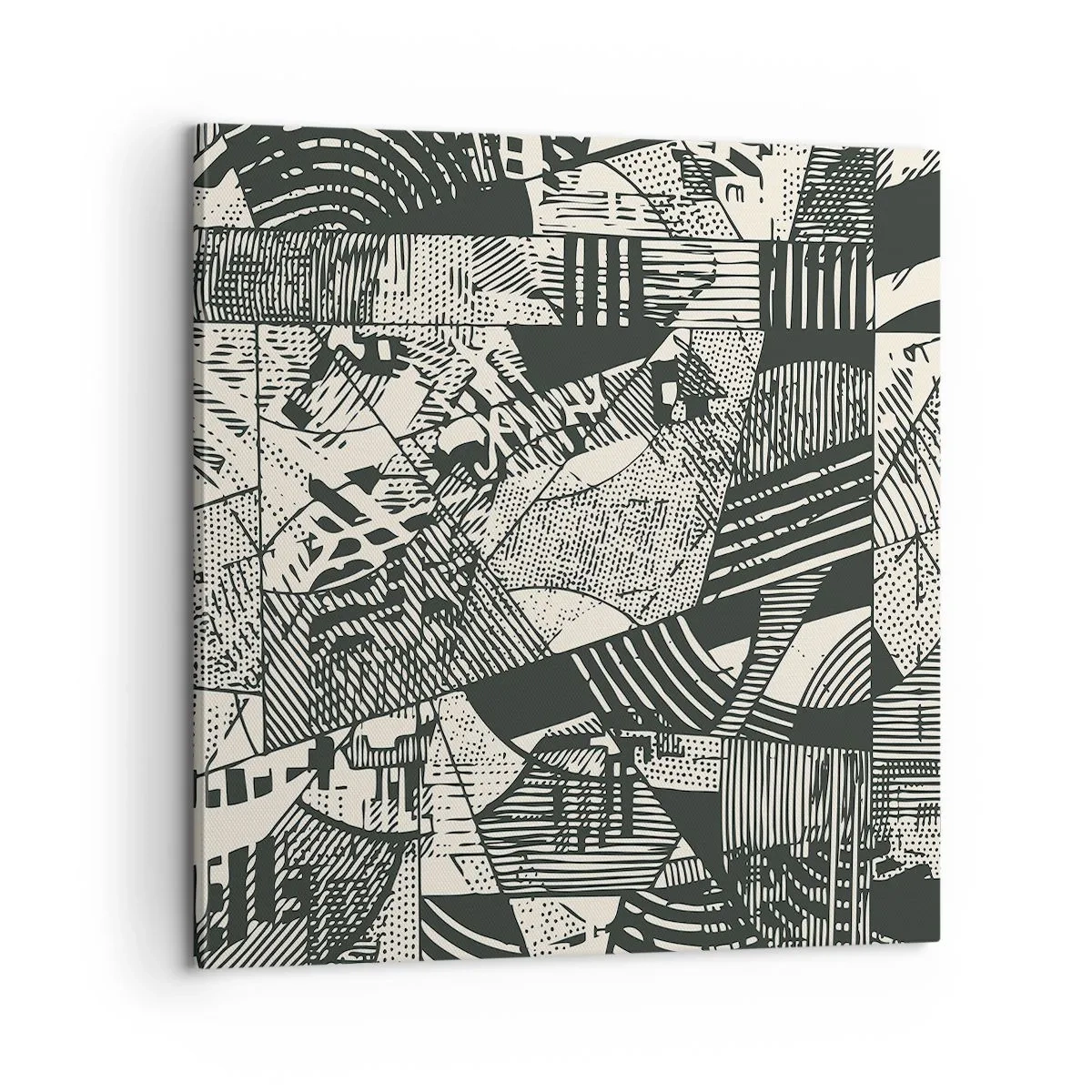 Schilderen op canvas - De dynamiek van nu - 60x60 cm