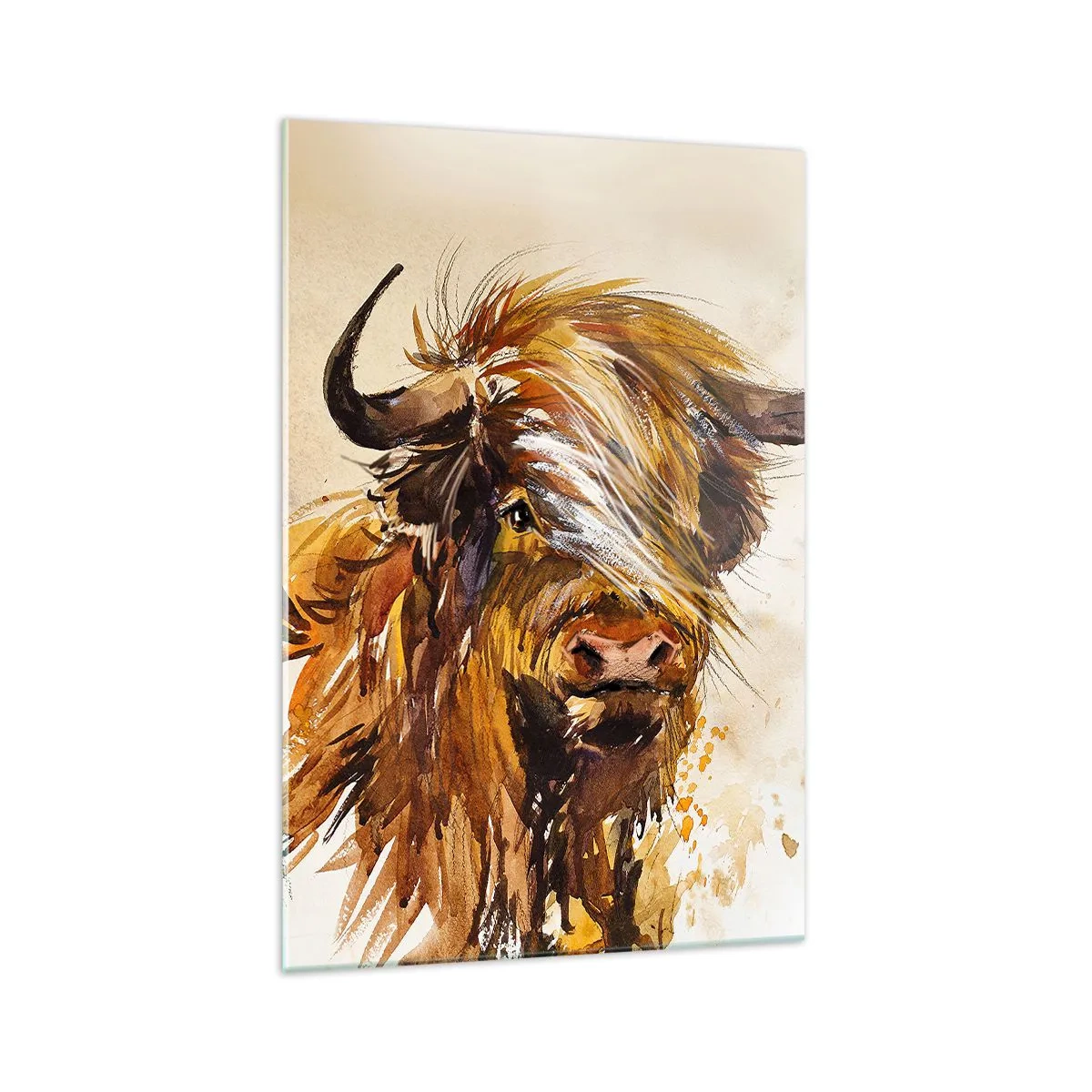 Schilderen op glas - Trots van de jager - 70x100 cm