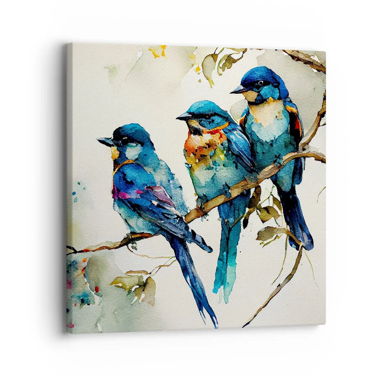Schilderen op canvas - Is hij boos geworden? - 30x30 cm