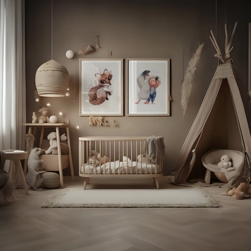 Beige kids space - Inspiratie voor een kinderkamer