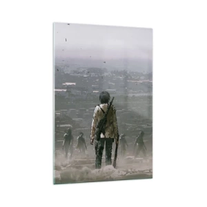Schilderen op glas - Laatste Rechtvaardige? - 70x100 cm