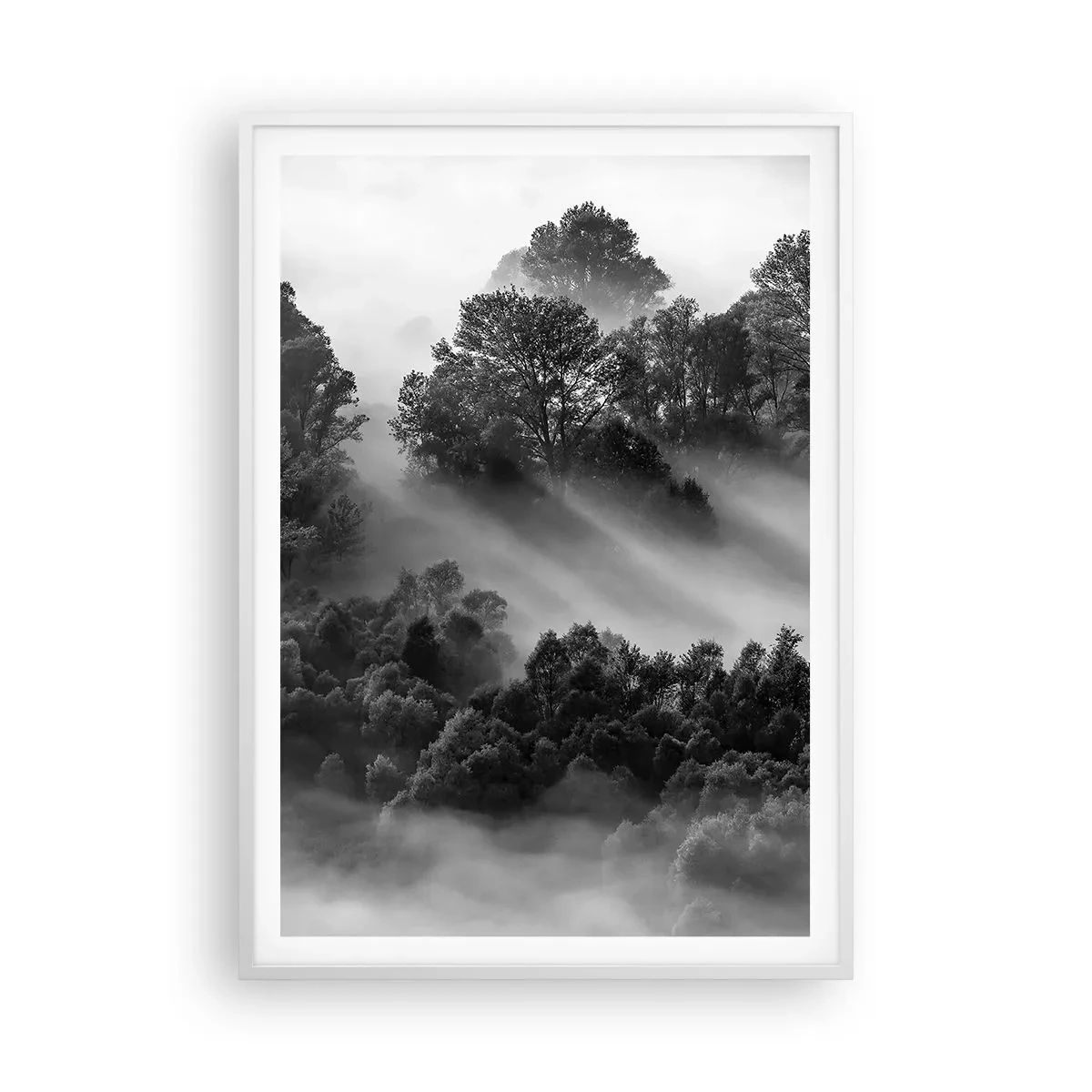 Poster in een witte lijst - Opstaand uit de slaap - 70x100 cm