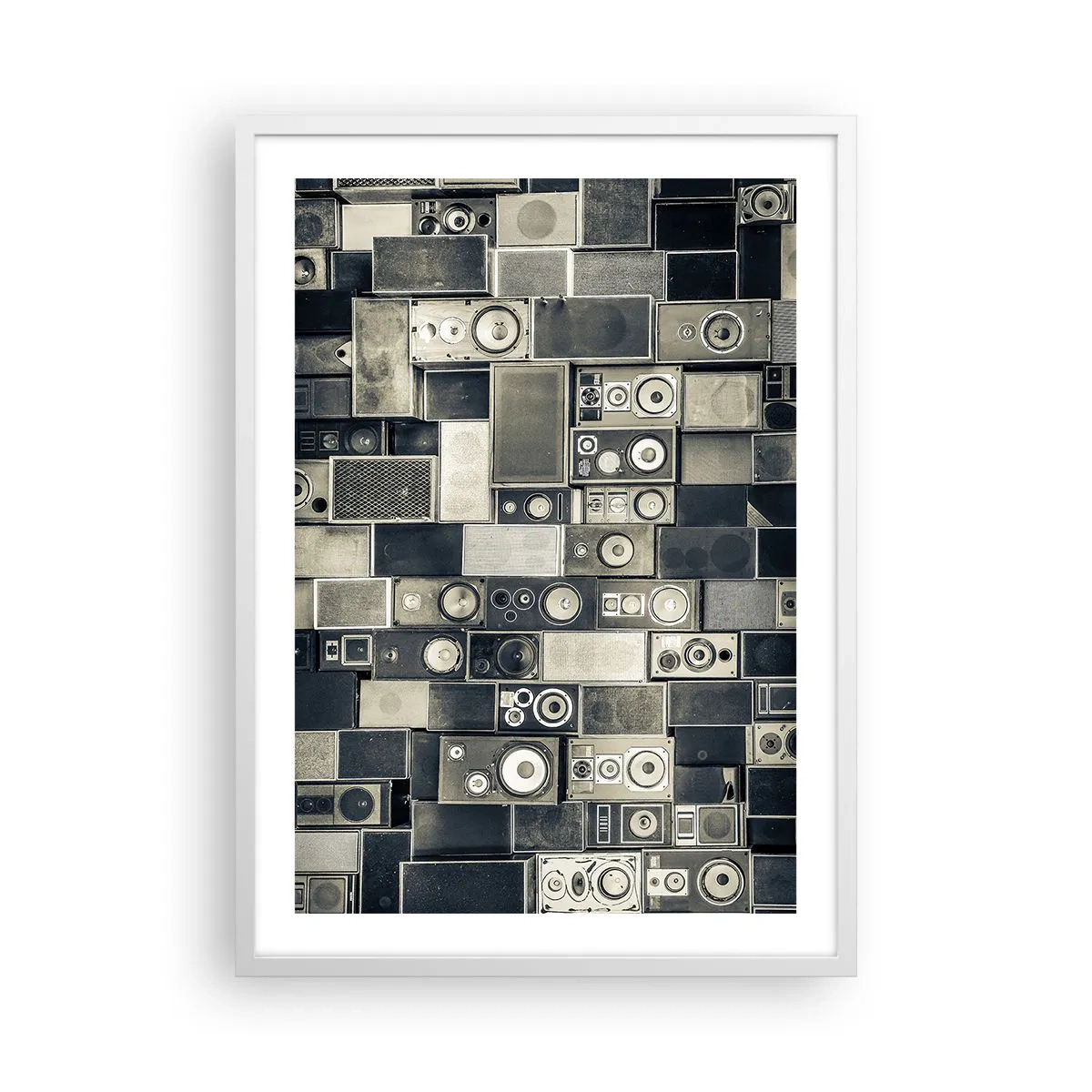 Poster in een witte lijst - En alles is goed - 50x70 cm
