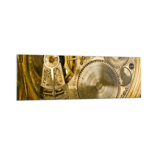 Schilderen op glas - Ga met de tijd mee - 160x50 cm