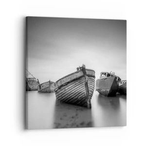 Schilderen op canvas - Alleen herinneringen ... - 30x30 cm