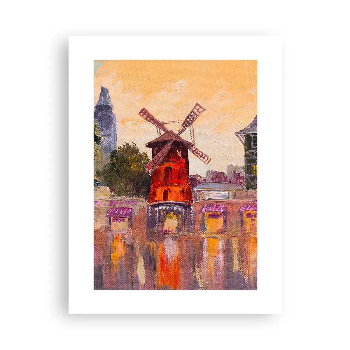 Poster - Parijse iconen – Moulin Rouge - 30x40 cm