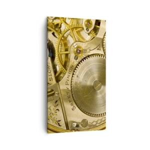 Schilderen op canvas - Ga met de tijd mee - 45x80 cm