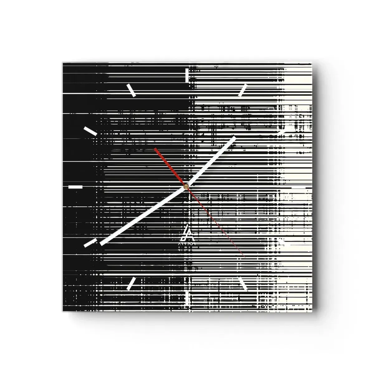 Wandklok - Klok - Golven en vibraties - 40x40 cm