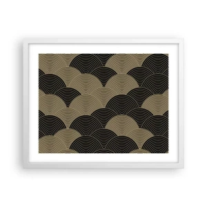Poster in een witte lijst - Eenheid in veelheid - 50x40 cm