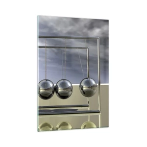 Schilderen op glas - De energie van de wereld - 80x120 cm