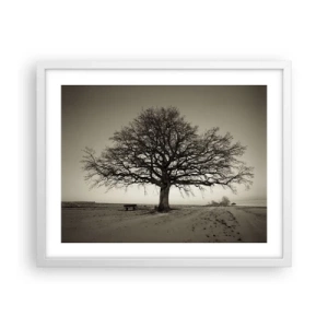 Poster in een witte lijst - Van hier tot in de eeuwigheid - 50x40 cm