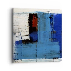 Schilderen op canvas - Het geheim van blauw - 30x30 cm