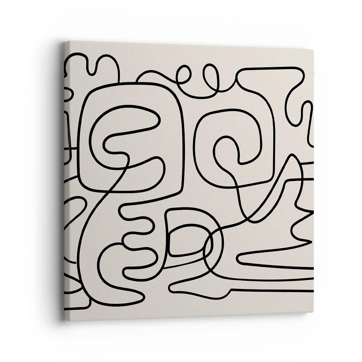 Schilderen op canvas - Volg het pad - 30x30 cm