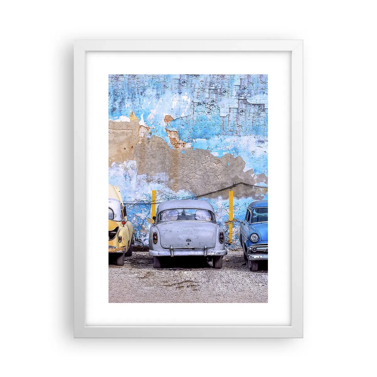 Poster in een witte lijst - Veteranenbijeenkomst - 30x40 cm