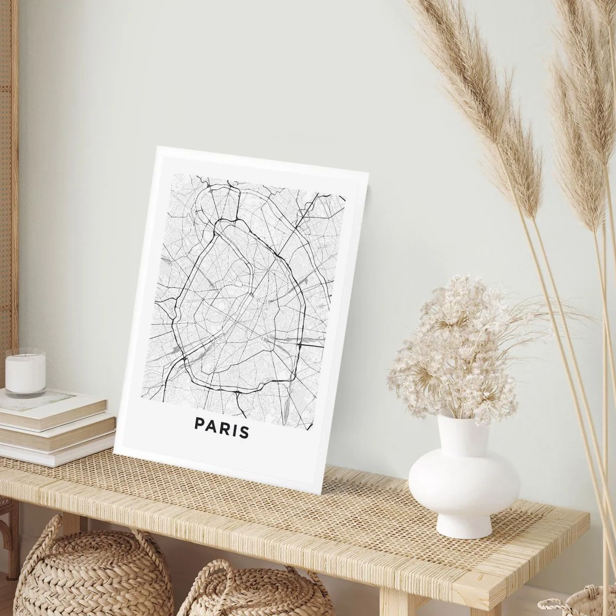 Poster - Parijs bloem - 61x91 cm
