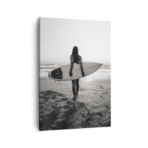 Schilderen op canvas - De dochter van de zeegolf - 50x70 cm