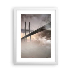 Poster in een witte lijst - Bij de rivier die niet bestaat - 30x40 cm