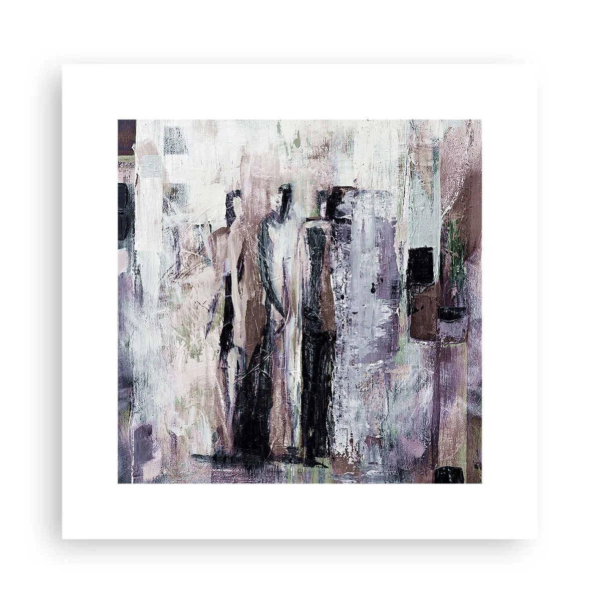 Poster - De mysterieuze drie - 30x30 cm