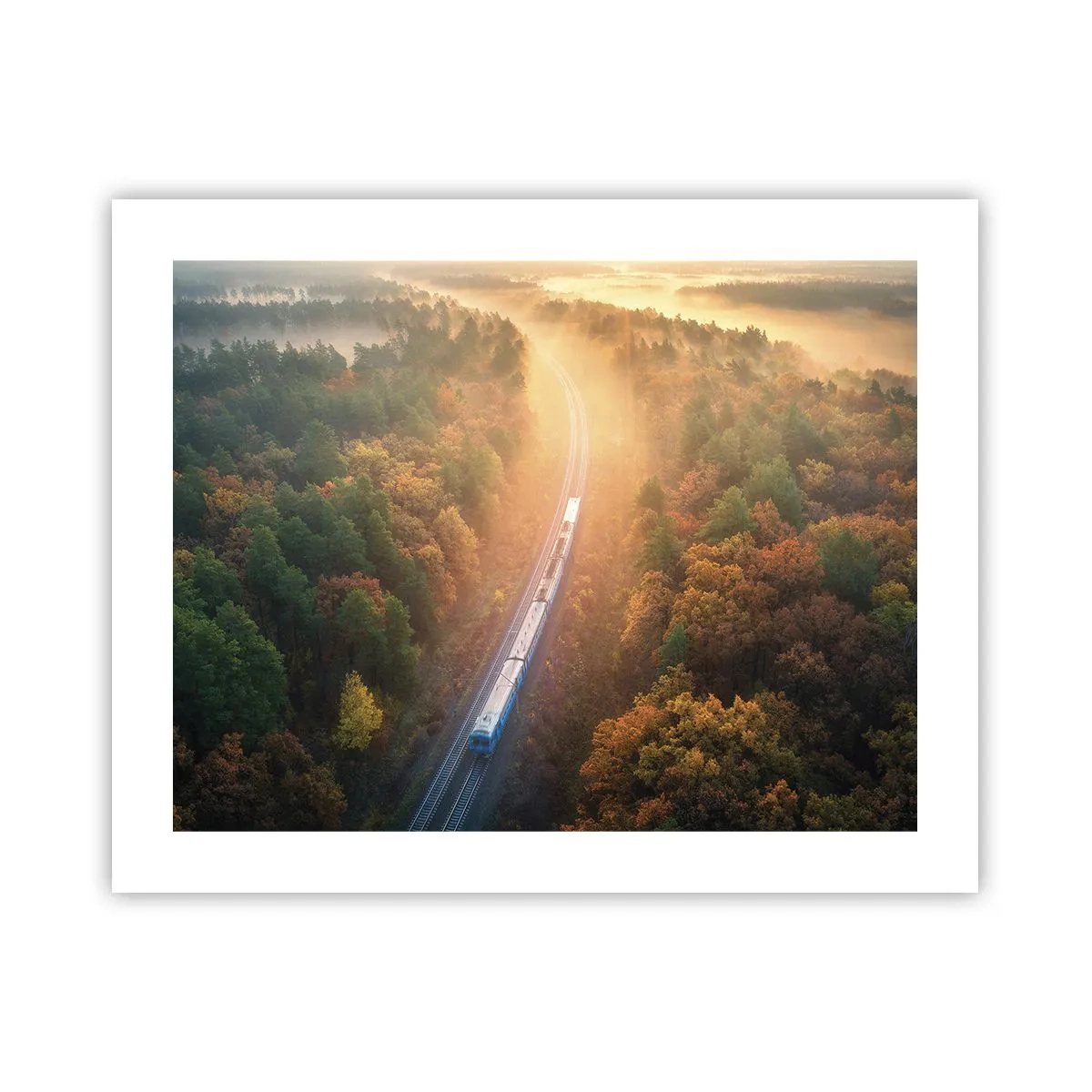 Poster - Herfst reis - 50x40 cm