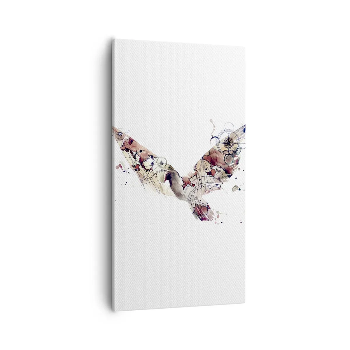 Schilderen op canvas - Een bovenhandse wandelaar - 55x100 cm