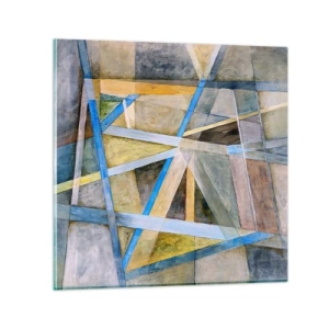 Schilderen op glas - Recht of diagonaal? - 30x30 cm