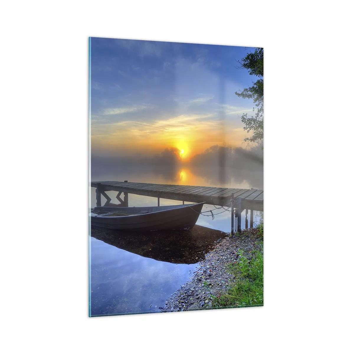 Schilderen op glas - Hoe gewoon verandert in magie - 50x70 cm