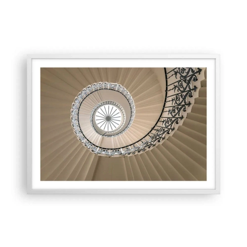 Poster in een witte lijst - Binnenin de schaal - 70x50 cm