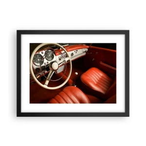 Poster in een zwarte lijst - Vintage luxe - 40x30 cm