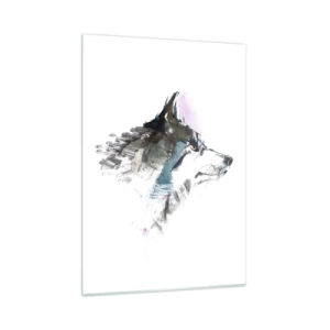 Schilderen op glas - Als we het over de duivel hebben - 50x70 cm