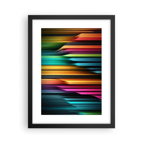 Poster in een zwarte lijst - Lichtorgel - 30x40 cm