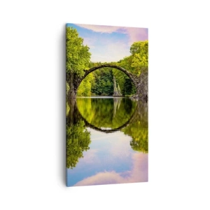 Schilderen op canvas - Op de kruising van twee werelden - 45x80 cm