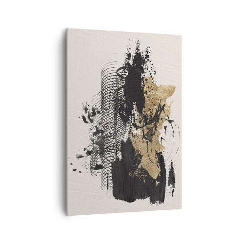 Schilderen op canvas - Compositie met passie - 70x100 cm