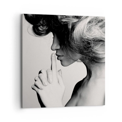 Schilderen op canvas - Luisteren naar zichzelf - 50x50 cm