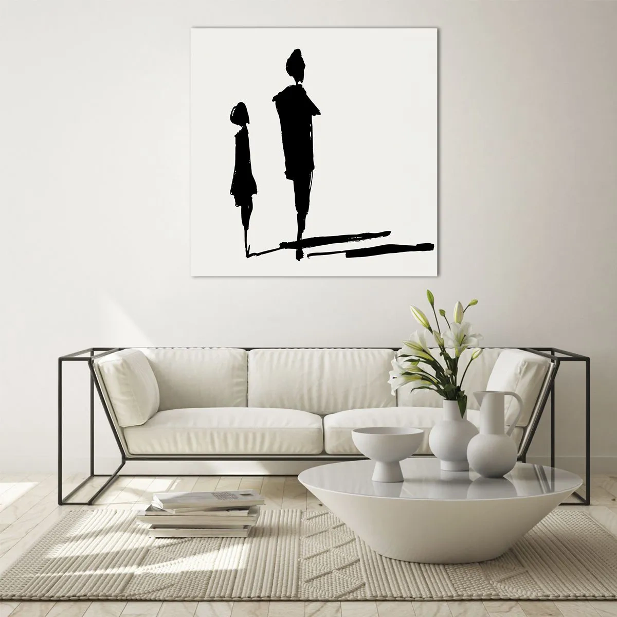 Schilderen op glas - Zeker samen? - 50x50 cm